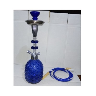 Multi Color Glass And Metal Hookah