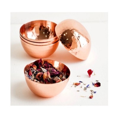 Bowls Set of Seven Copper Small